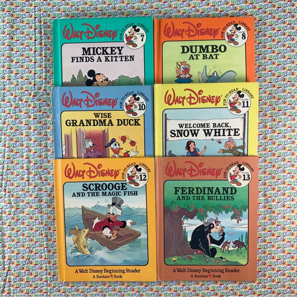 A Walt Disney Beginning Reader Series 7-8, 10-13 Fun-To-Read Library.